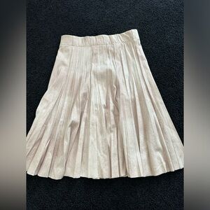 Orly paris original pleated knee length skirt